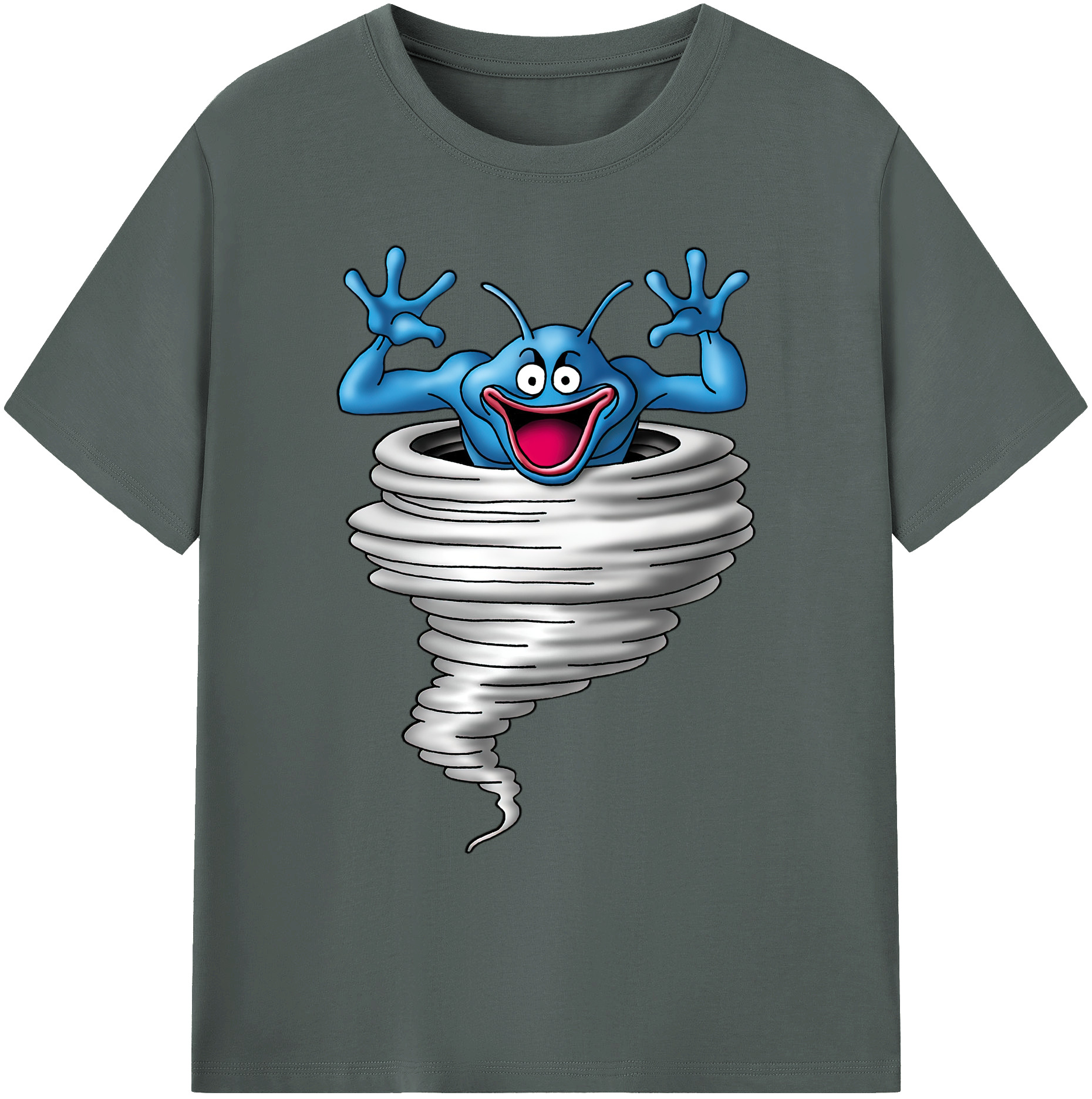 （画像用） ドラゴンクエスト Doragon Kuesuto Dragon Quest 綿100％ メンズ半袖Tシャツ｜肌触りやわらか＆通気性